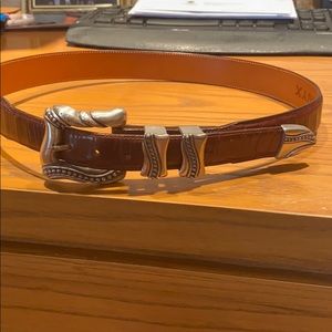 Men’s western style leather belt